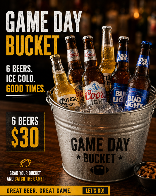 Game Day Bucket-6 beers